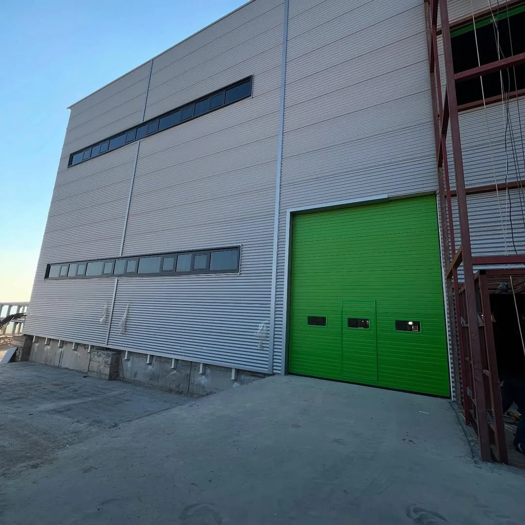 Uğur tekstil Seksiyonel kapı uygulamamız 